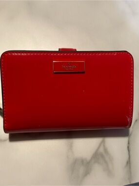 kate spade Red Patent Leather Wallet